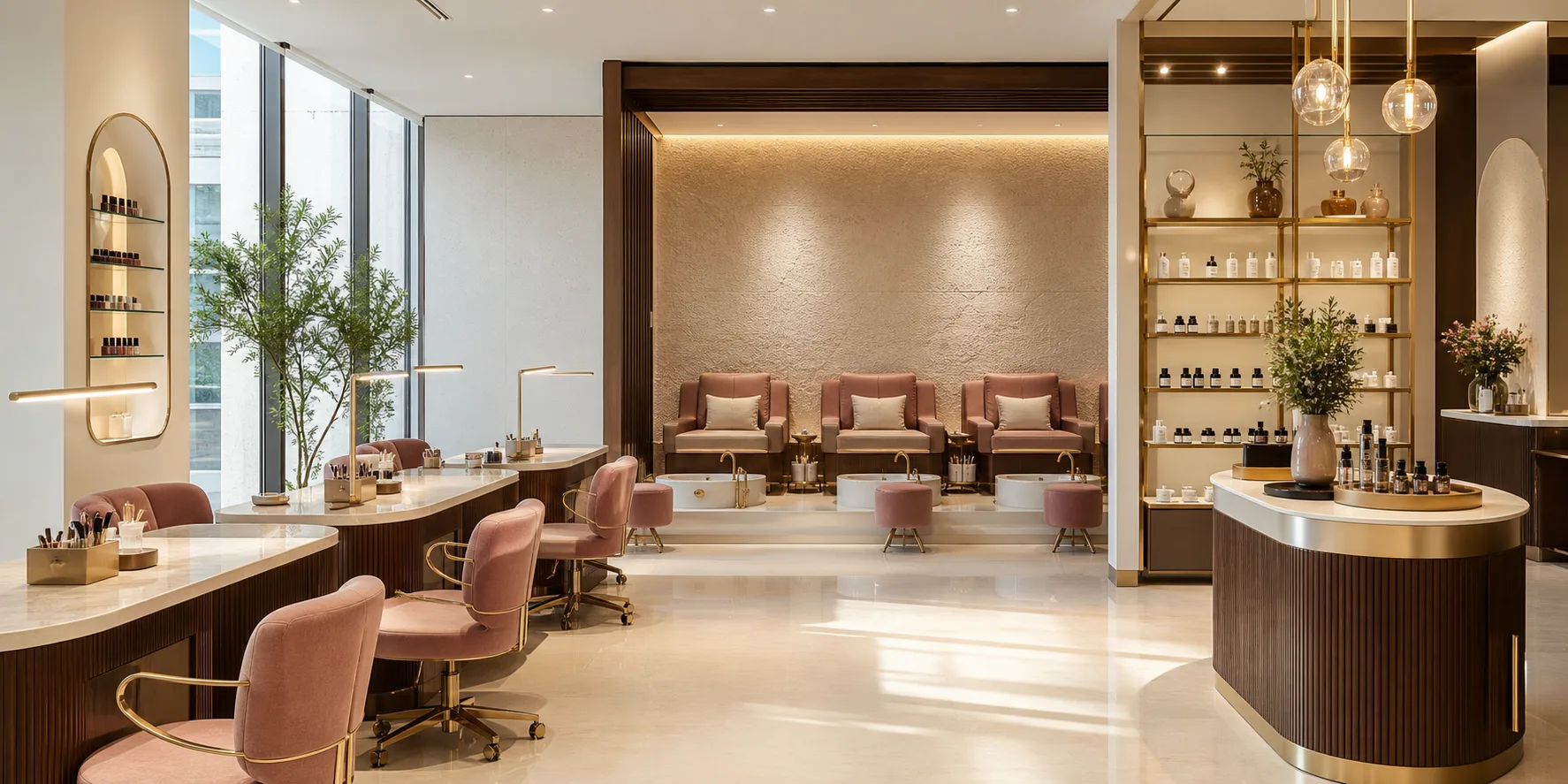 Premium salon interior representing Daisy Ranip