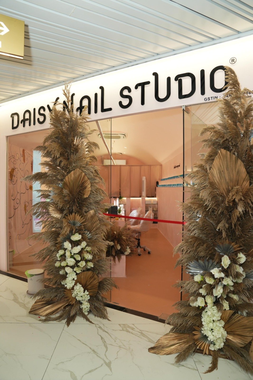 Entrance to Daisy Nail Studio Gandhinagar